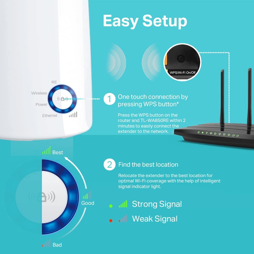 TP-Link TL-WA850RE Wireless Range Extender - Image 5