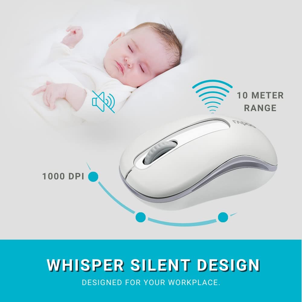 Rapoo X1800S Wireless Keyboard and Mouse Combo - Image 3