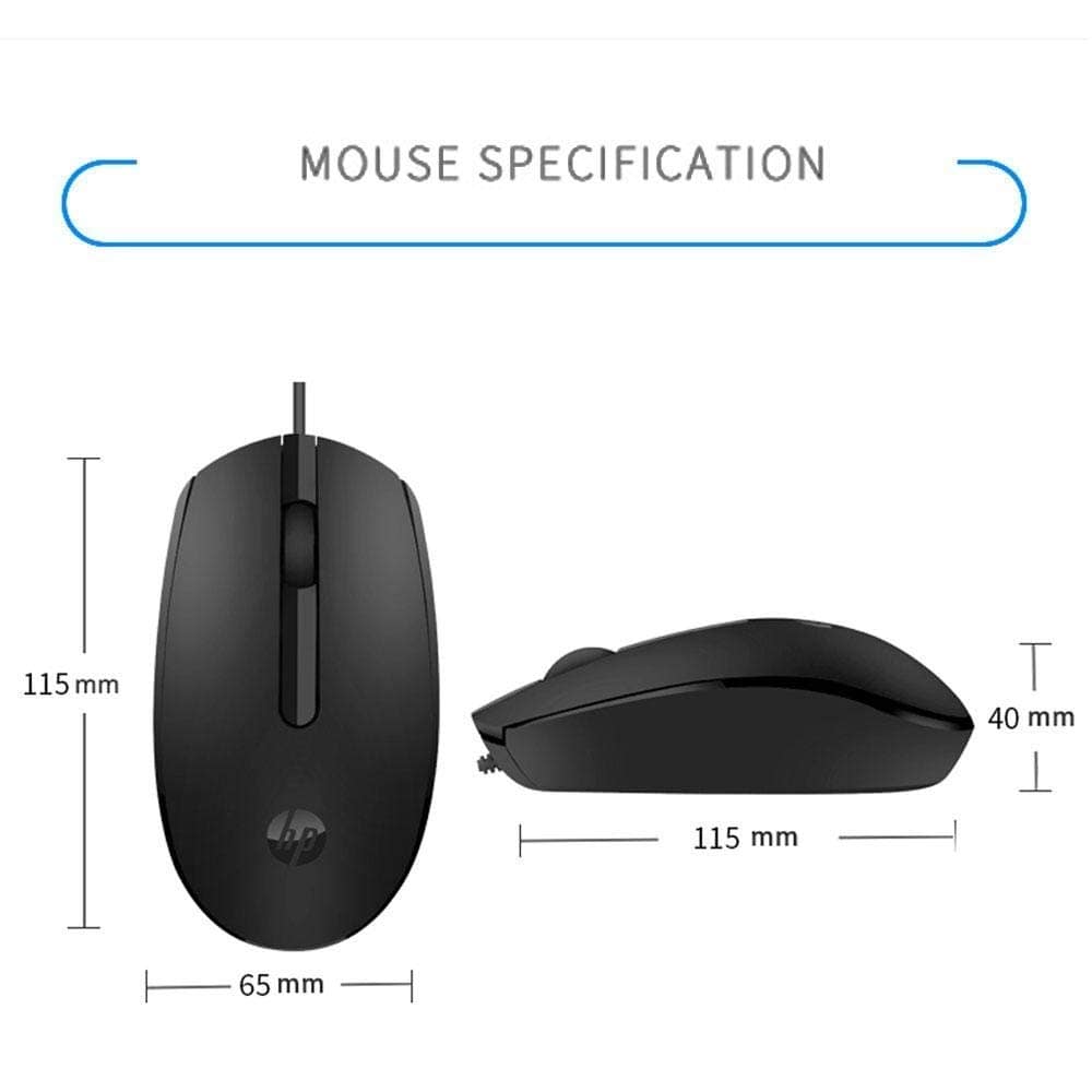HP M10 Wired USB Mouse-7YA10PA#ACJ - Image 2