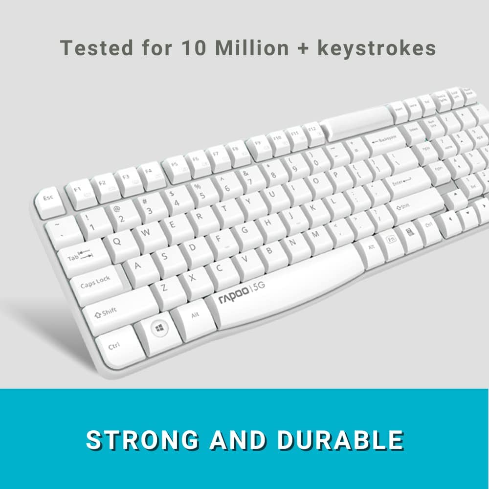 Rapoo X1800S Wireless Keyboard and Mouse Combo - Image 2