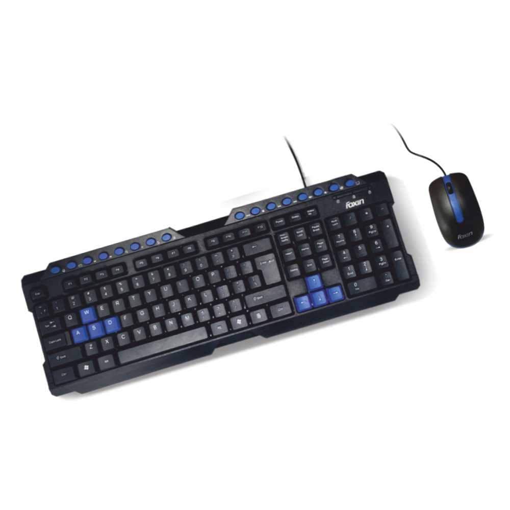 Foxin FKM 506 PRO Wired Multimedia Keyboard and Mouse Combo