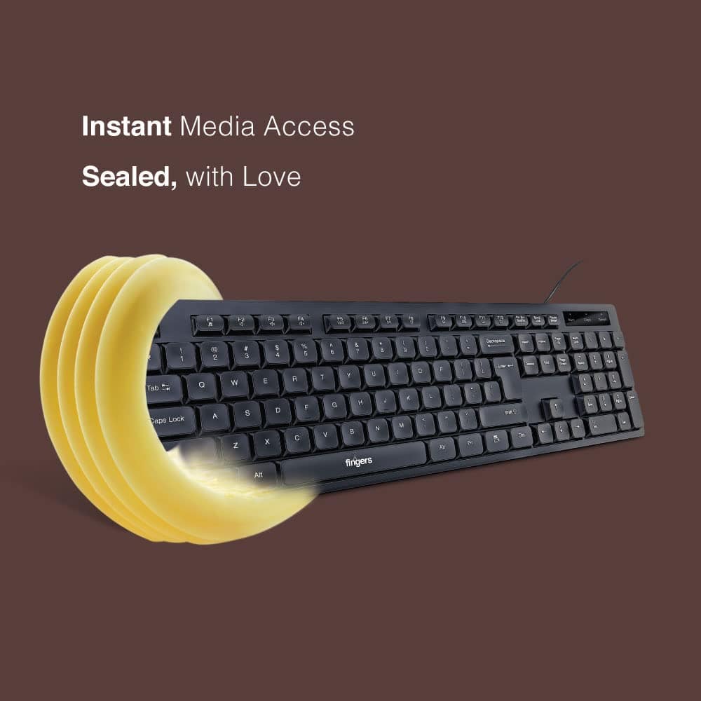 FINGERS ButterClicks Wired Multimedia Keyboard - Image 2