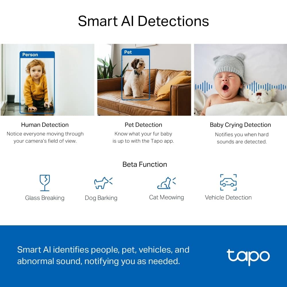 TP-Link Tapo C220 2K 4MP QHD Wifi Camera - Image 3
