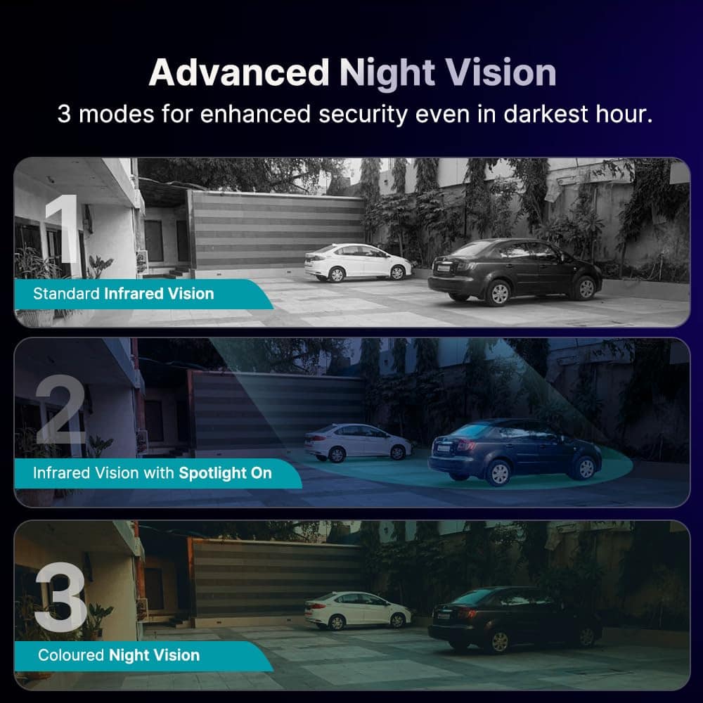 QUBO Smart Outdoor 3MP 1296p WiFi Bullet Wifi Camera - Image 4