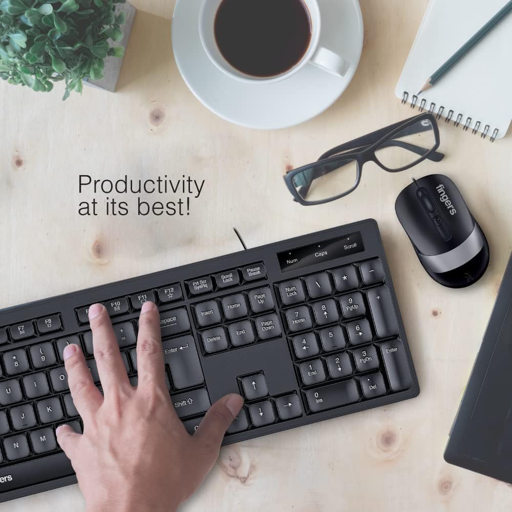 FINGERS Cheesy Wired Keyboard and Mouse Combo - Image 4