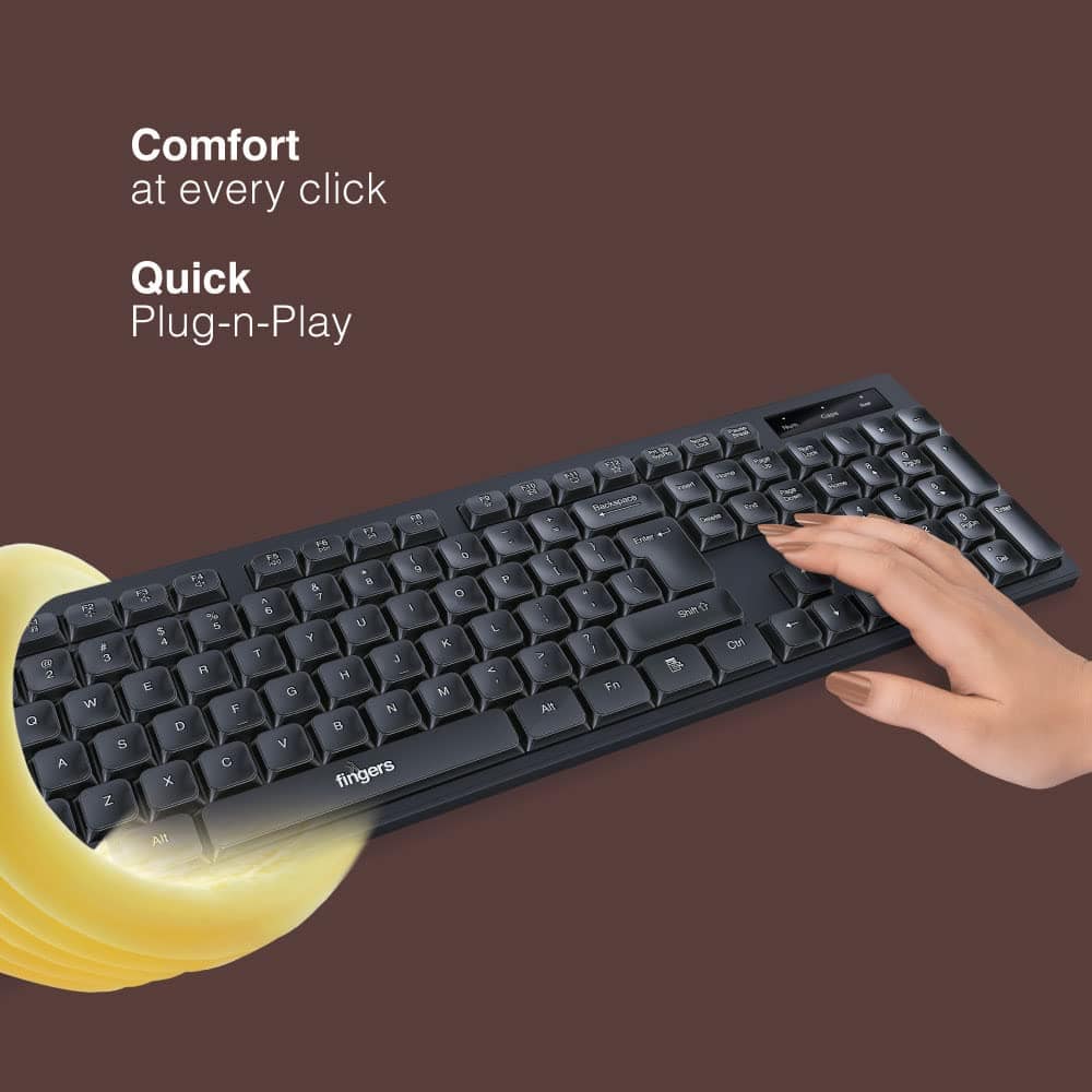 FINGERS ButterClicks Wired Multimedia Keyboard - Image 4