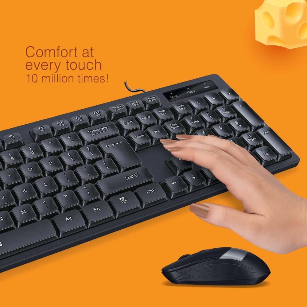 FINGERS Cheesy Wired Keyboard and Mouse Combo - Image 5