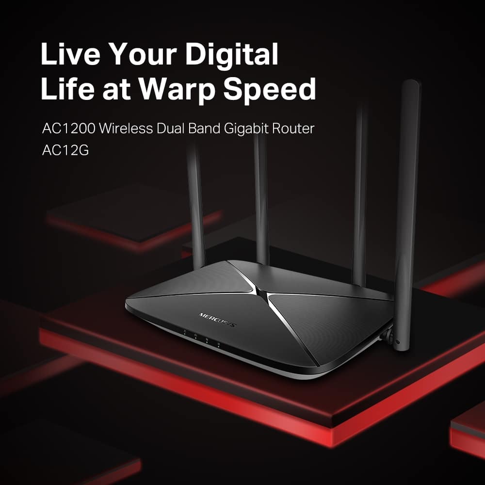 MERCUSYS Ac12G AC1200 Dual Band Router - Image 3