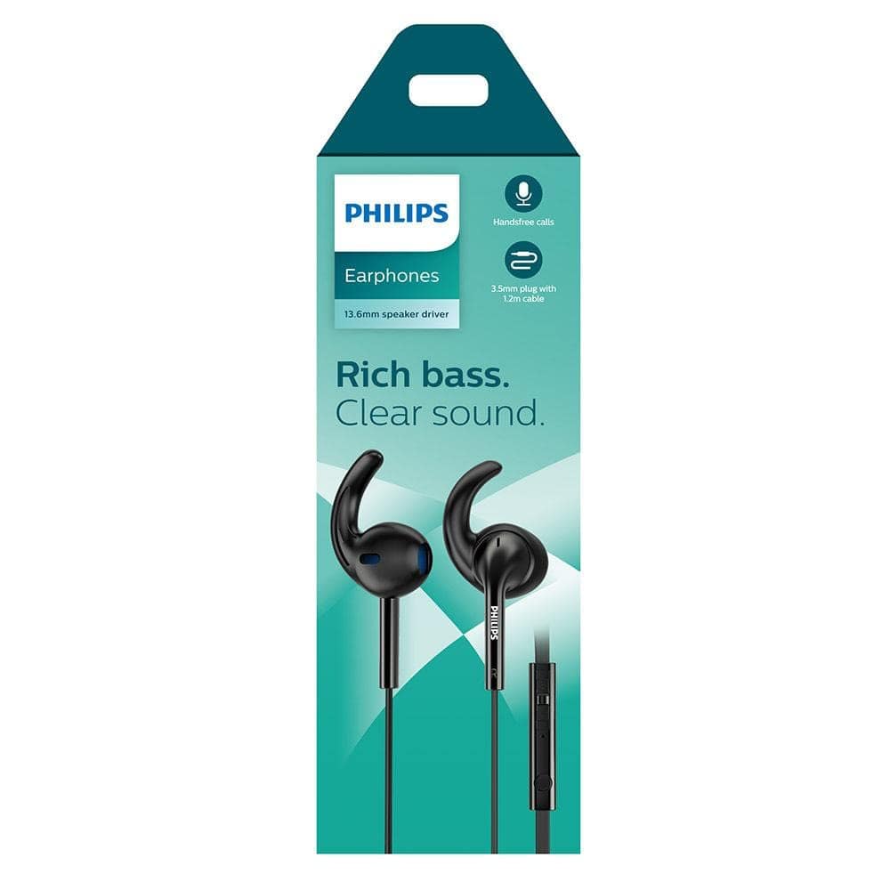 Philips Audio SHE1525BK/94 Wired Earphone with Mic - Image 4