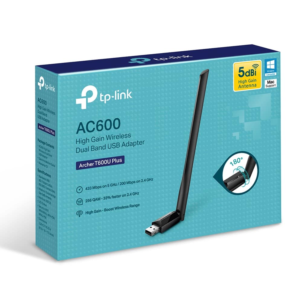TP-LINK Archer T600U Plus Wireless Dual Band USB Adapter - Image 2