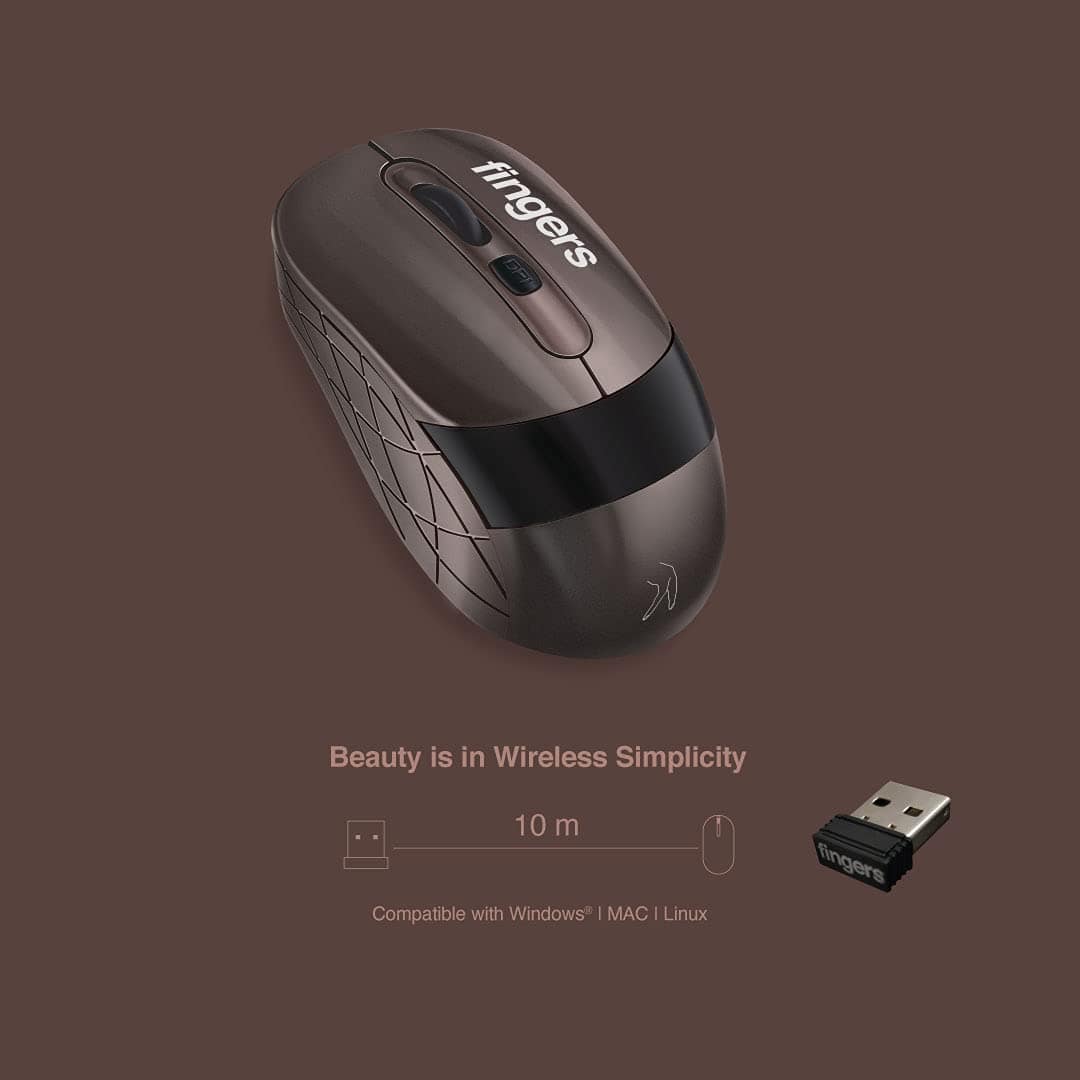 FINGERS AeroGrip Wireless Mouse - Image 3