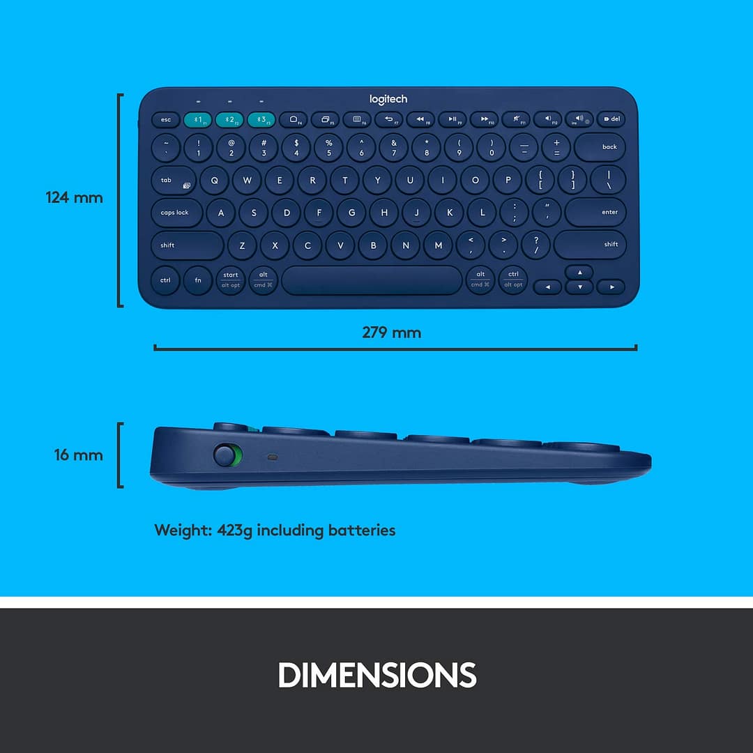 Logitech K380 Wireless Multi-Device Keyboard - Image 2