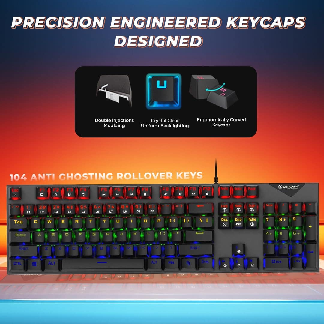 Lapcare Champ LGK-105 Gaming Keyboard - Image 4