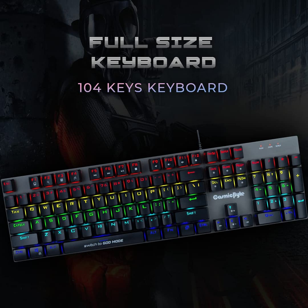 Cosmic Byte Vanth CB-GK-28 Mechanical Keyboard - Image 9