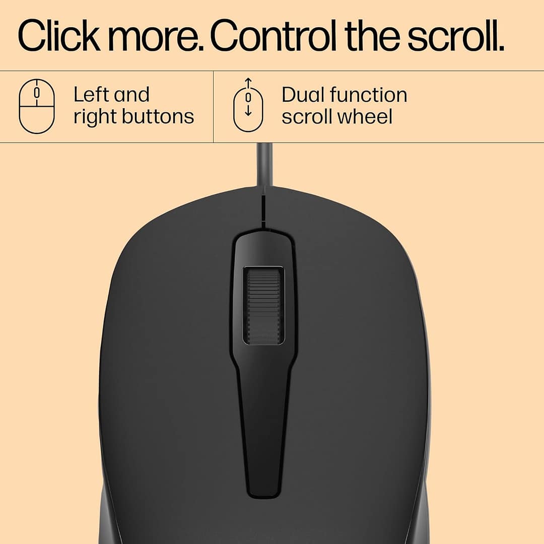 HP 150 Wired Mouse-240J6AA#ACJ - Image 7