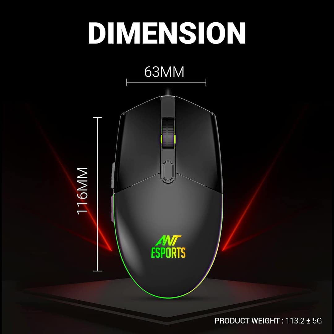 Ant Esports KM1600 Gaming Keyboard & Mouse Combo - Image 9