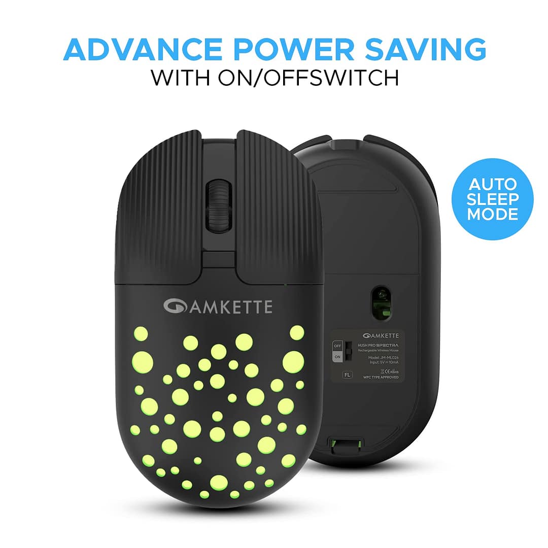Amkette Hush Pro Spectra Wireless Mouse - Image 4