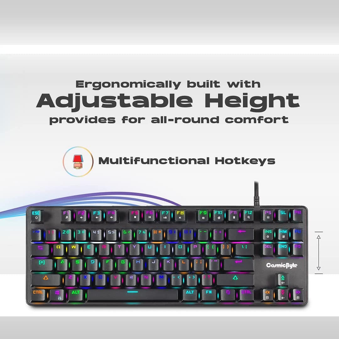Cosmic Byte Firefly CB-GK-18 Mechanical Keyboard - Image 2