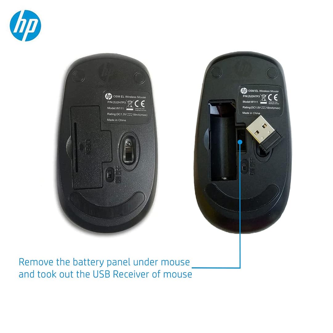 HP W111 Wireless Optical Mouse - Image 5