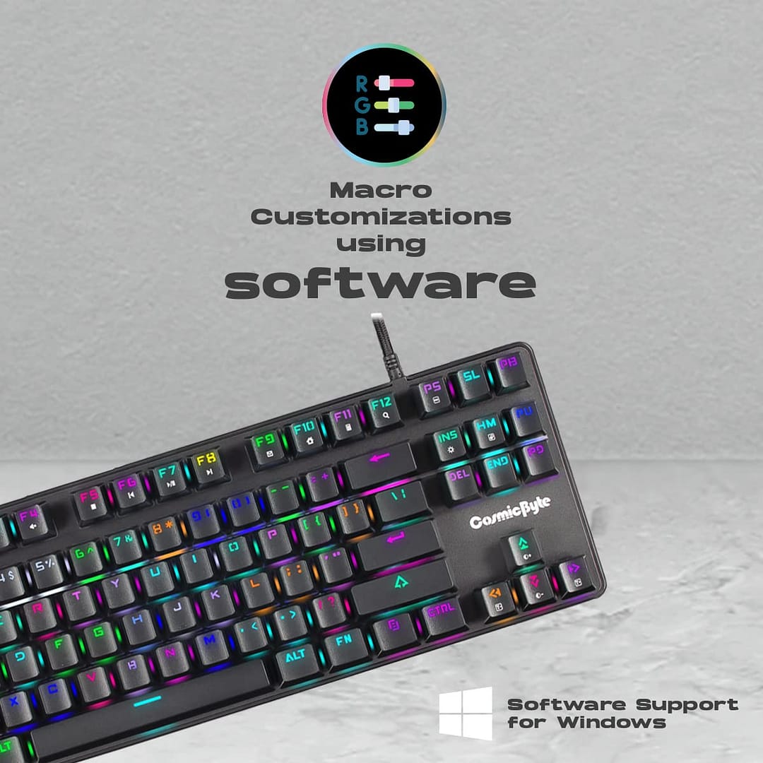 Cosmic Byte Firefly CB-GK-18 Mechanical Keyboard - Image 3