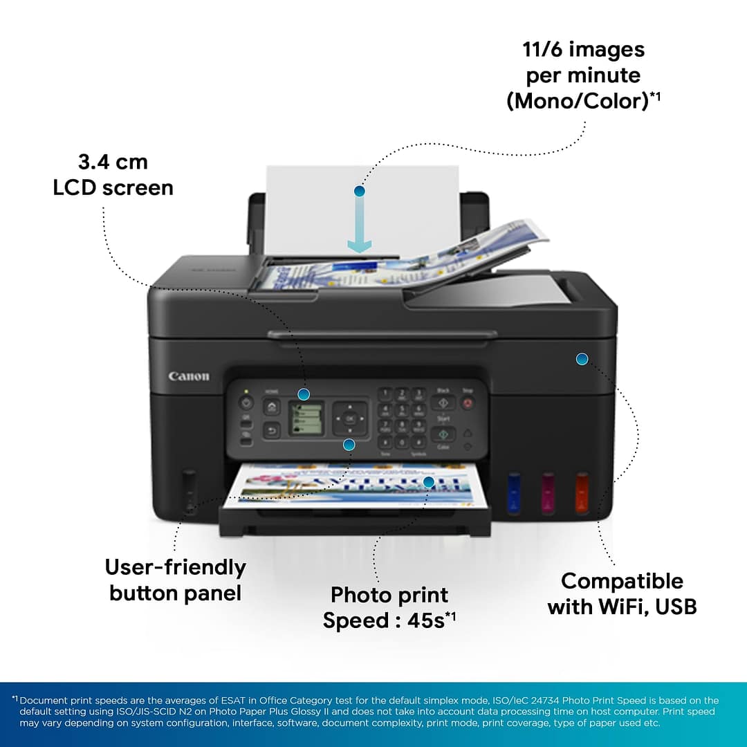 Canon PIXMA MegaTank G4770 All-in-one Printer - Image 3