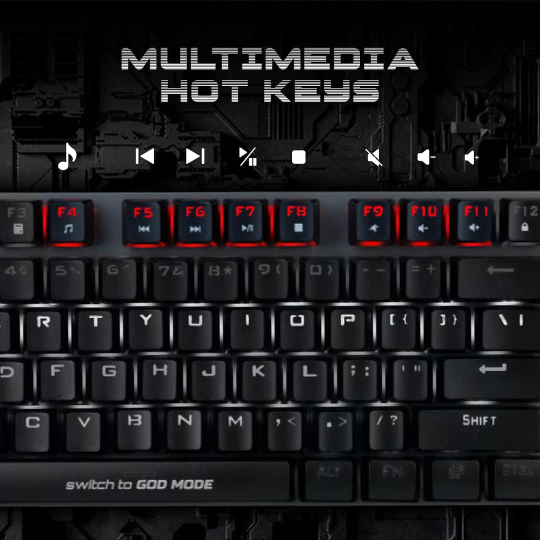 Cosmic Byte Vanth CB-GK-28 Mechanical Keyboard - Image 7