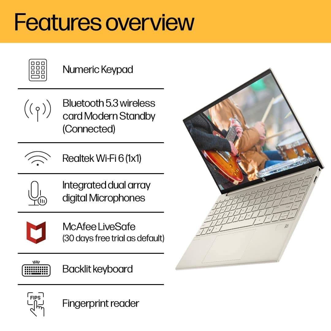 HP Pavilion Aero Laptop 13-7S458PA#ACJ - Image 2