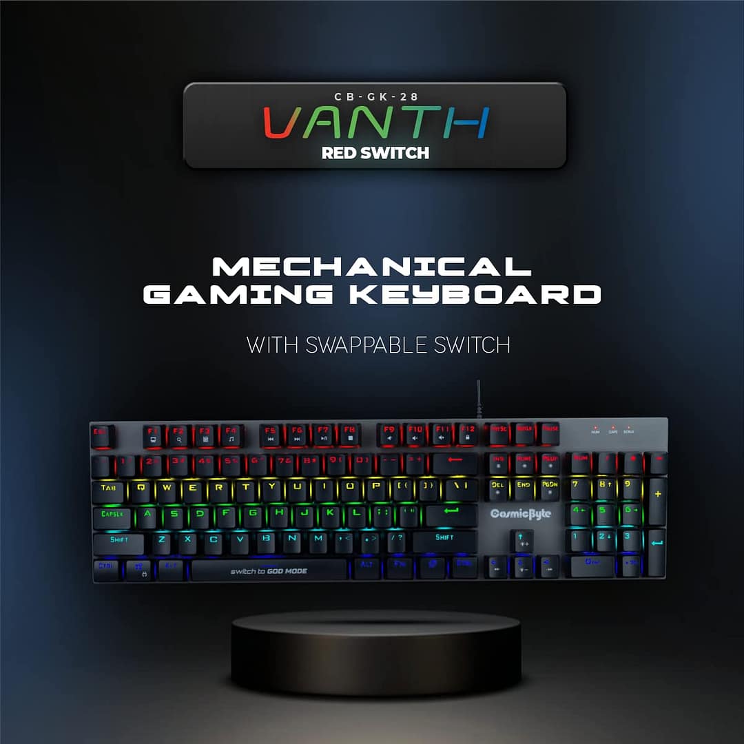 Cosmic Byte Vanth CB-GK-28 Mechanical Keyboard - Image 5