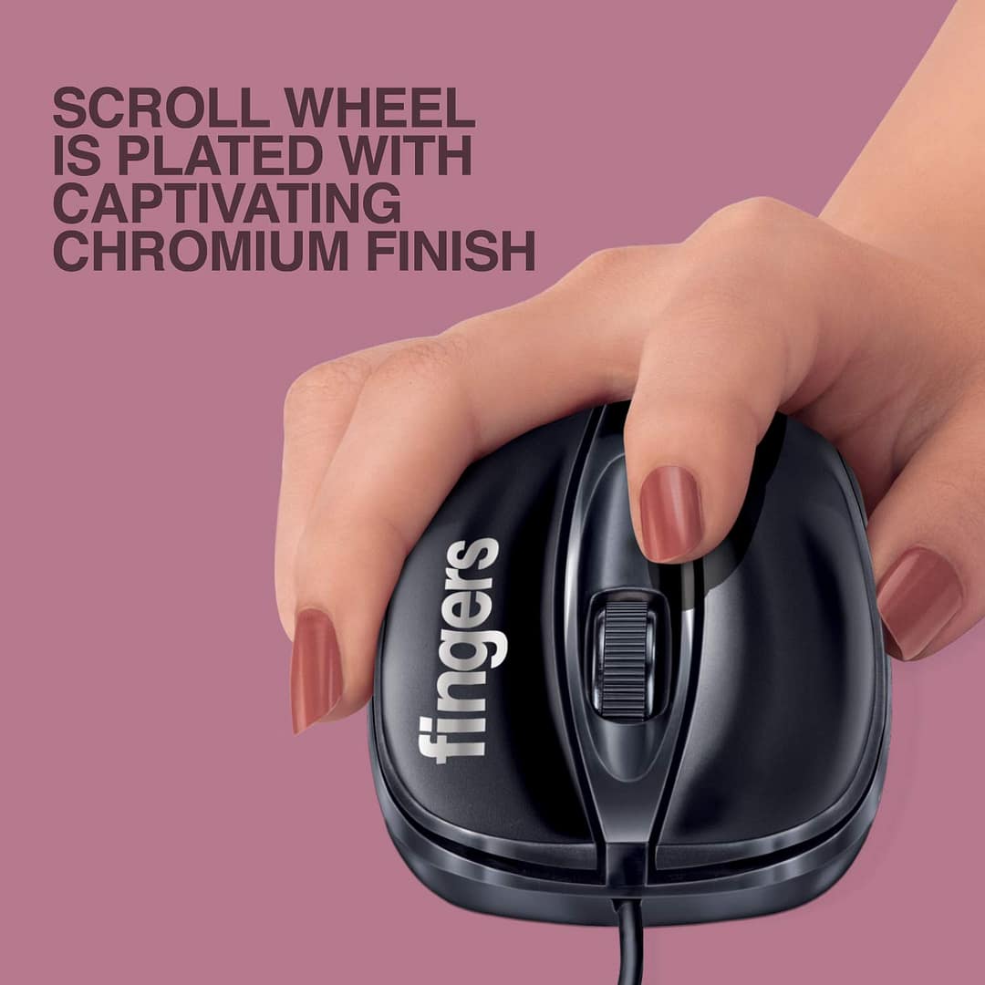 FINGERS Velvet C4 Wired Slim Keyboard and Mouse Combo - Image 2