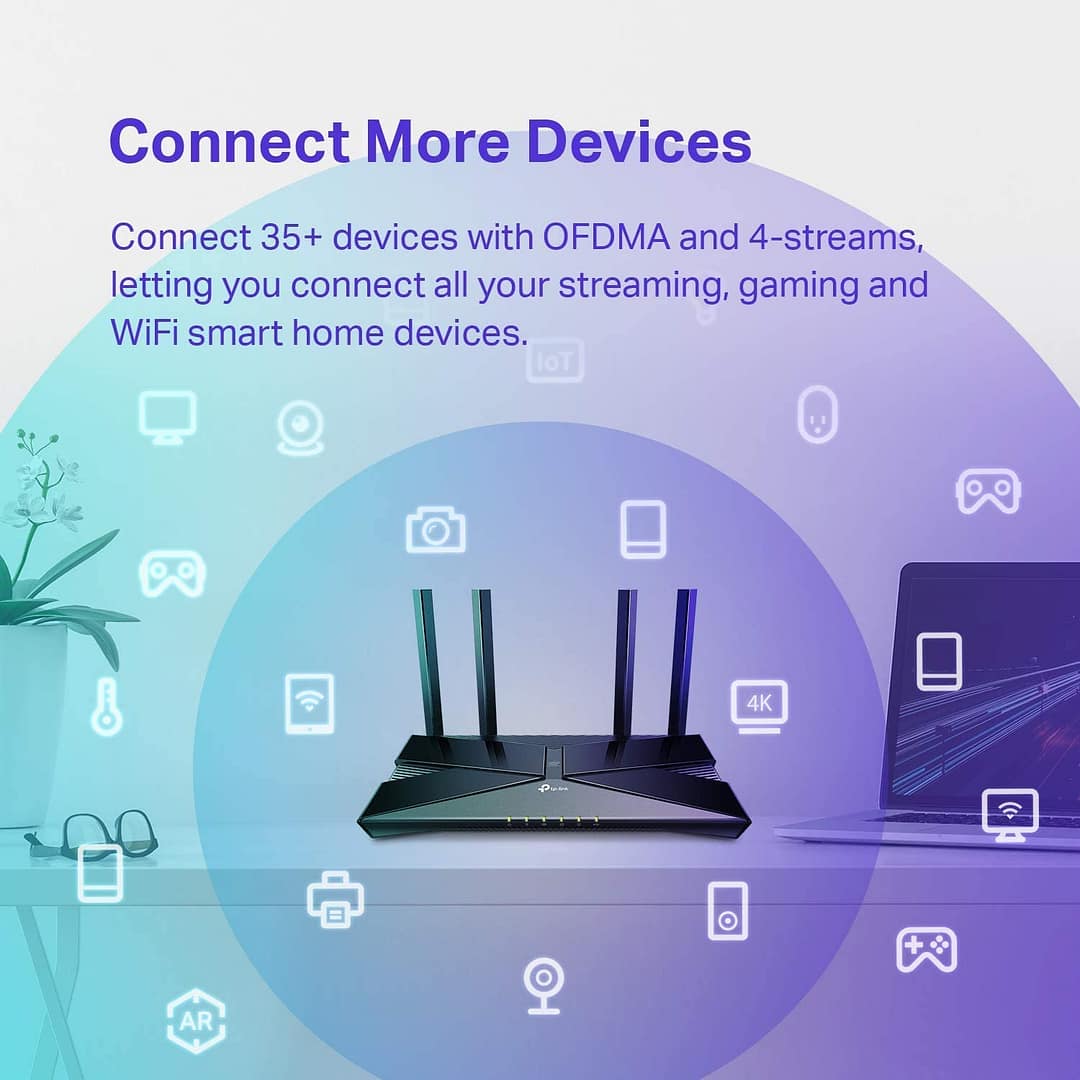 TP-Link Archer AX20 WiFi6 AX1800 Router - Image 3