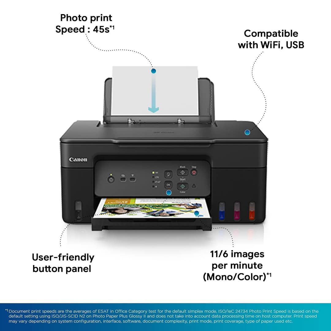 Canon PIXMA MegaTank G3730 All-in-one Printer - Image 3