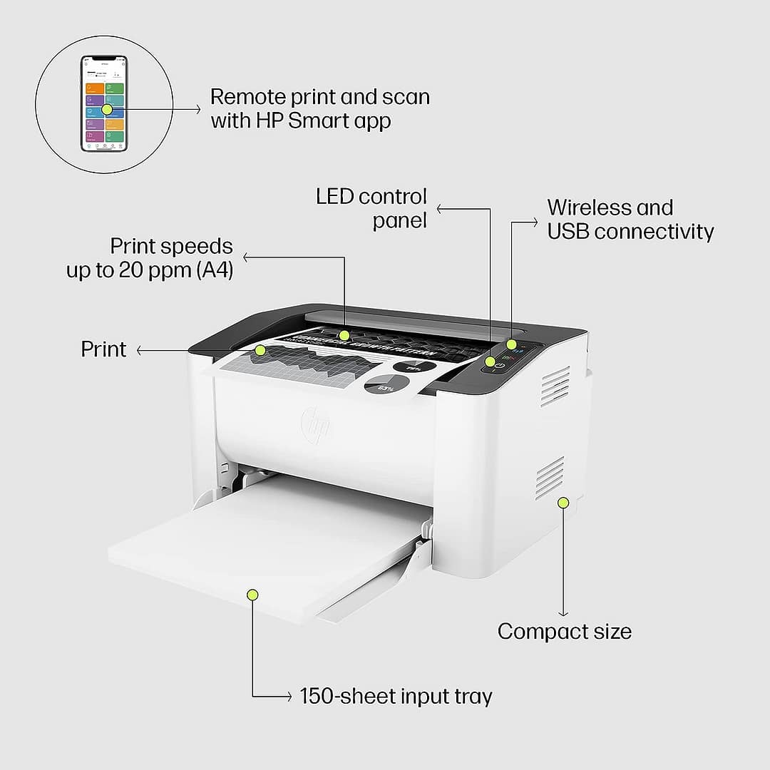HP Laser 1008w Printer - Image 3