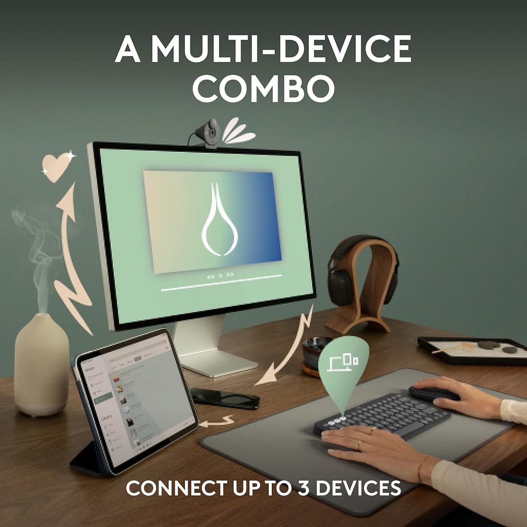Logitech Pebble 2 Wireless Keyboard and Mouse Combo - Image 5