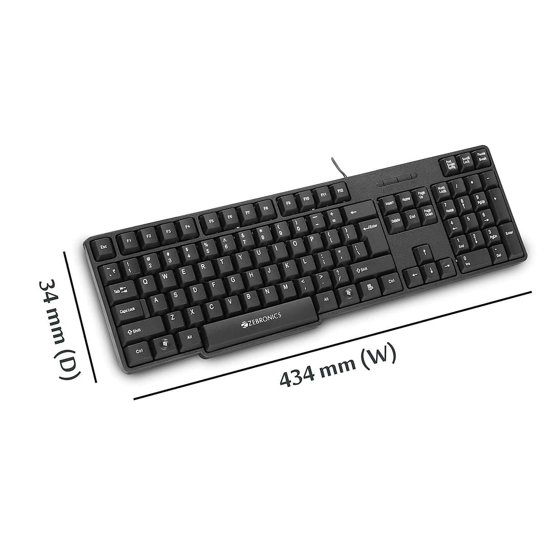 ZEBRONICS K20 USB Keyboard - Image 2