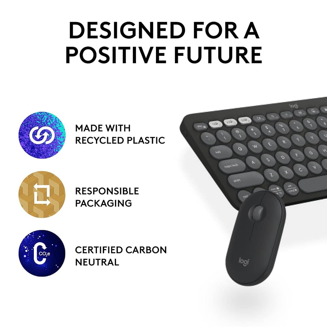 Logitech Pebble 2 Wireless Keyboard and Mouse Combo - Image 8