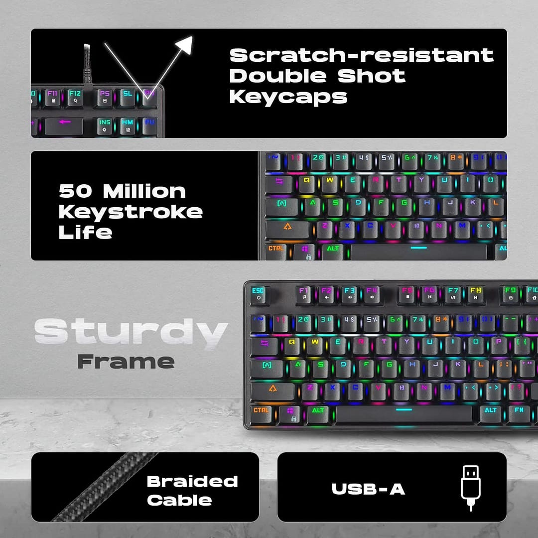 Cosmic Byte Firefly CB-GK-18 Mechanical Keyboard - Image 7