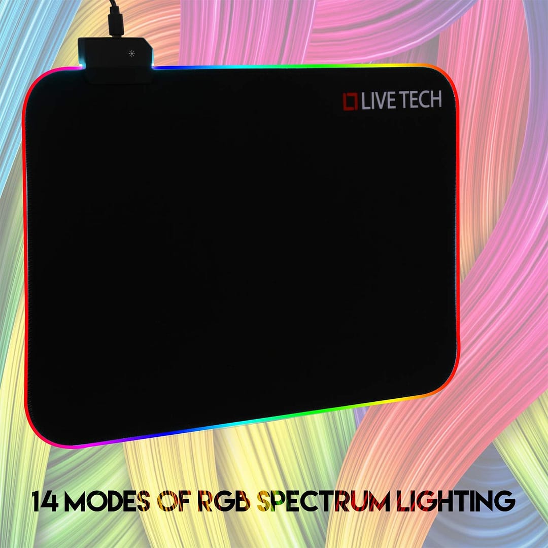 Live Tech RGB Gaming Mouse Pad - Image 4