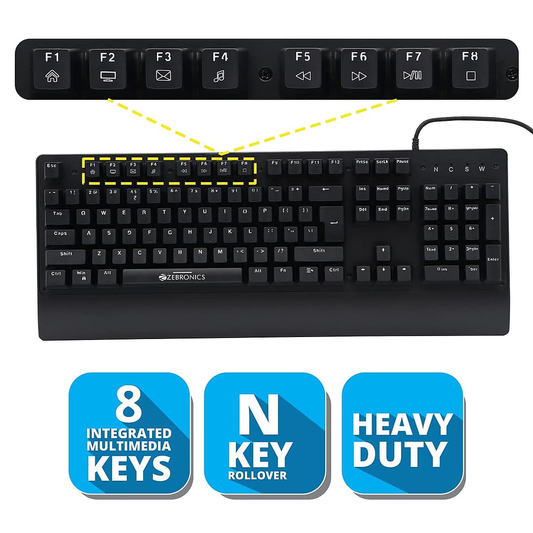 ZEBRONICS Zeb-Nitro 1 Mechanical Keyboard - Image 6