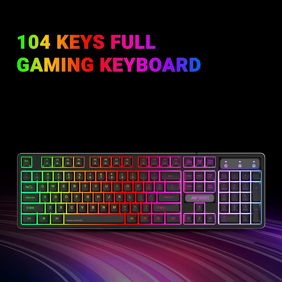 Ant Esports KM1600 Gaming Keyboard & Mouse Combo - Image 3