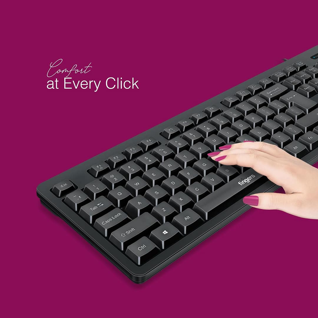 FINGERS FabClicks Multimedia USB Keyboard - Image 4