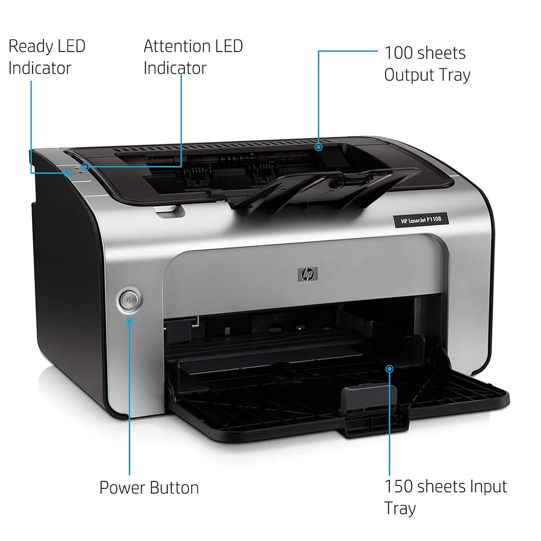 HP Laserjet P1108 Printer - Image 2