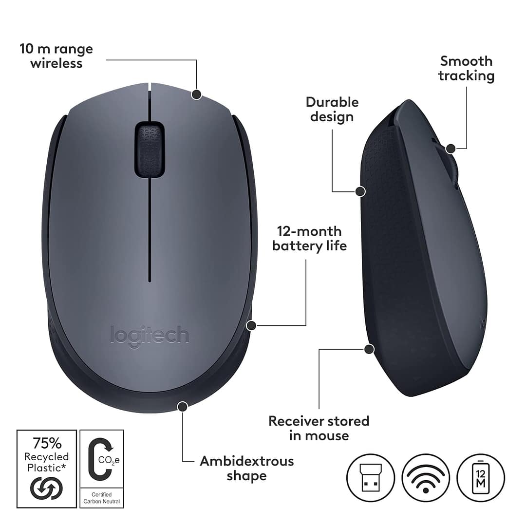 Logitech M170 Wireless Optical Mouse - Image 5