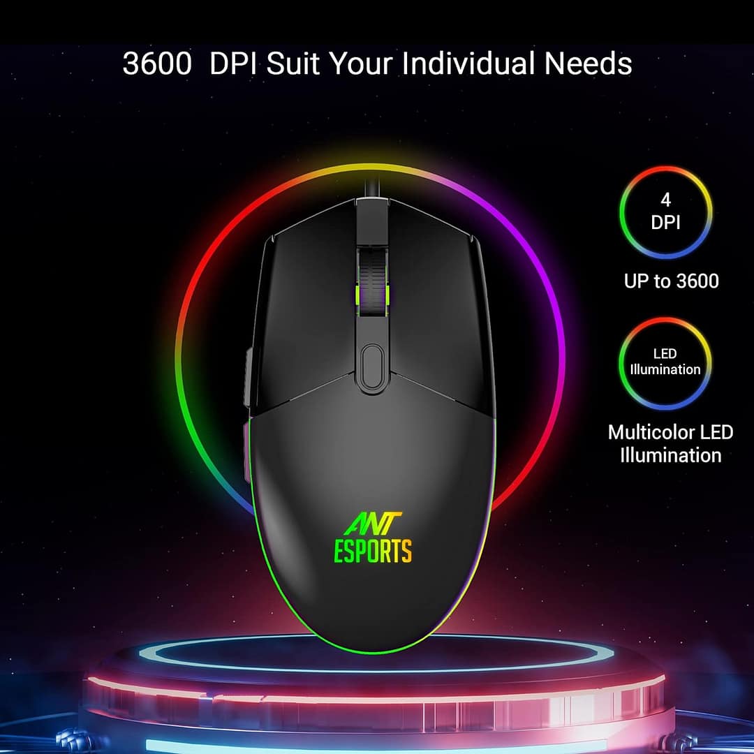 Ant Esports KM1600 Gaming Keyboard & Mouse Combo - Image 5