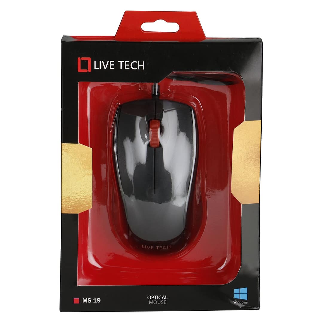 Live Tech MS-19 Wired Optical Mouse - Image 2