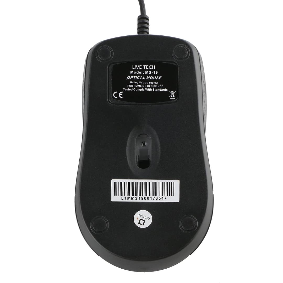 Live Tech MS-19 Wired Optical Mouse - Image 3