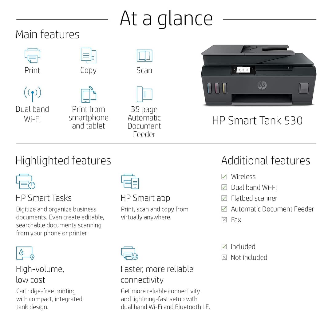 HP Smart Tank 530 All-in-One Printer - Image 4