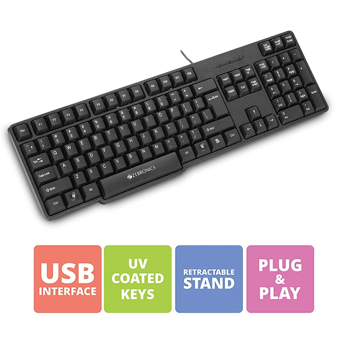 ZEBRONICS K20 USB Keyboard - Image 4