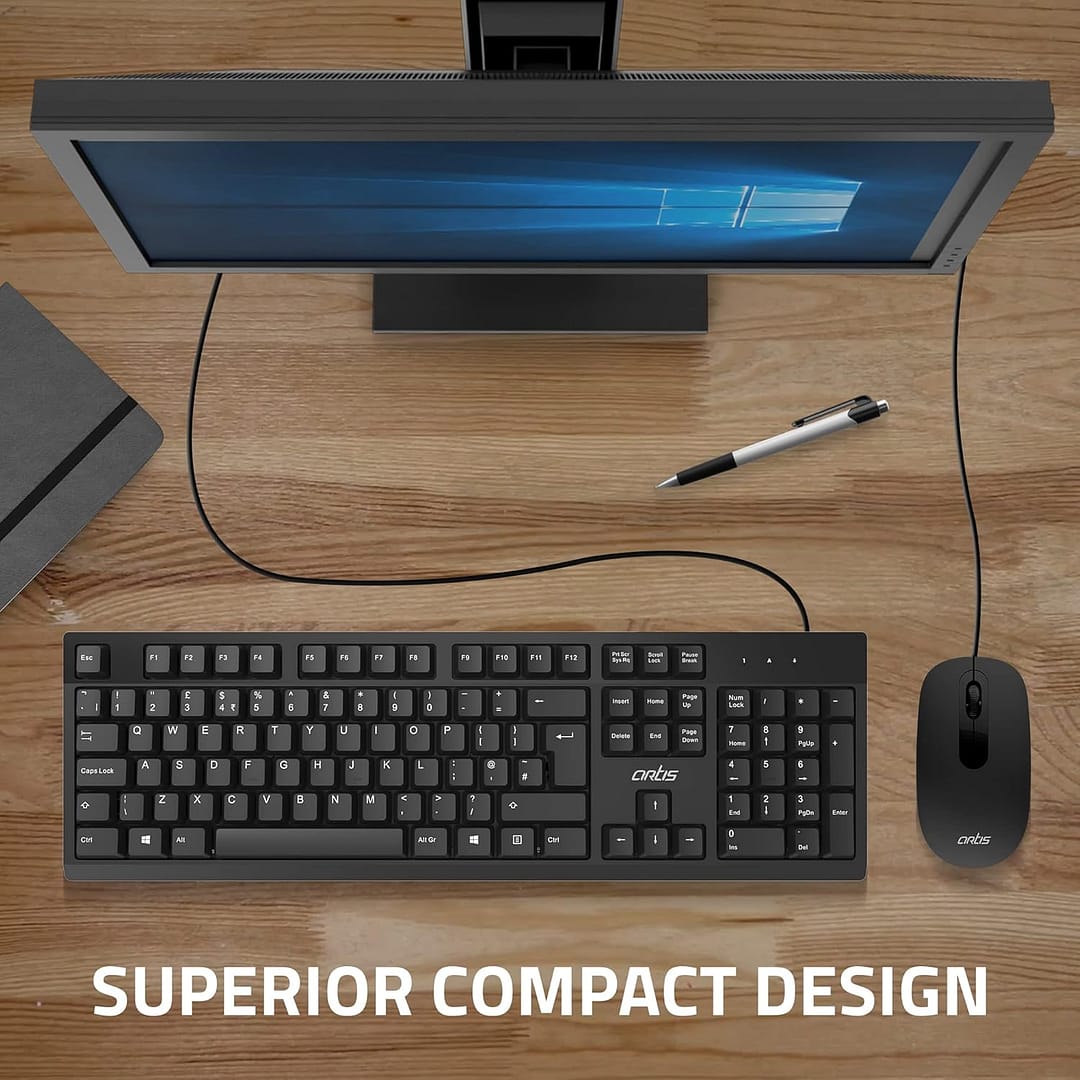Artis C33 USB Wired Keyboard and Mouse Combo - Image 4