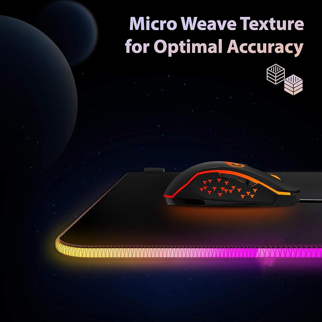 Zebronics Zeb-Blaze RGB Gaming Mouse Pad - Image 3