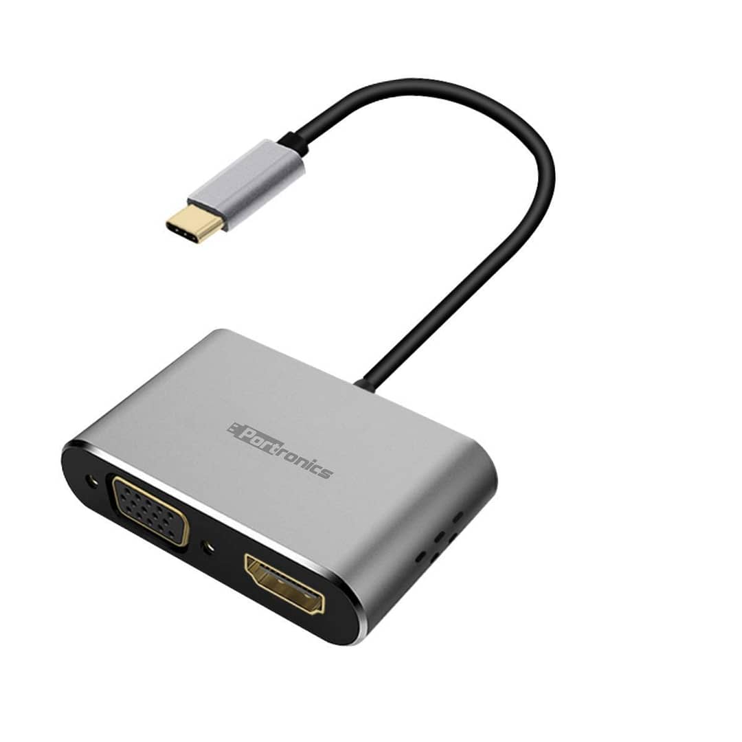 Portronics Mport 4C1 POR-173 4 in 1 Type C Hub